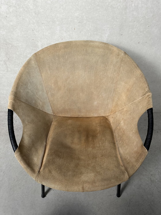 Image 1 of 2x Vintage Ballonstoelen - Lusch Erzeugnis - 1960’s