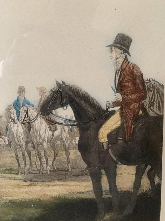 Carle Vernet, Partenza di sette cavalli, Incisione, Fine 1800 – Litografie e stampe (photo 8 of 15)