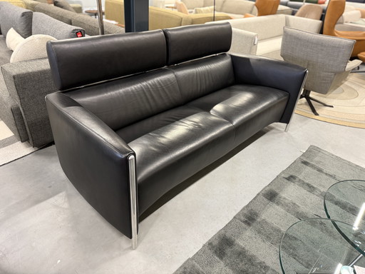 Leolux Goncharov Sofa black leather