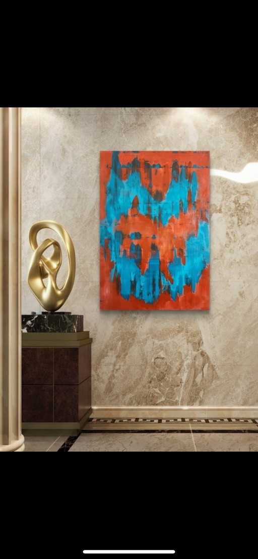 Dipinto originale Alessandro Criscito - "Inhabiting the Pause B" (2026) + Certificato di Autenticità