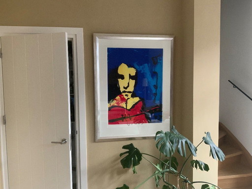 Original screen print by Herman Brood – “Tokkel”