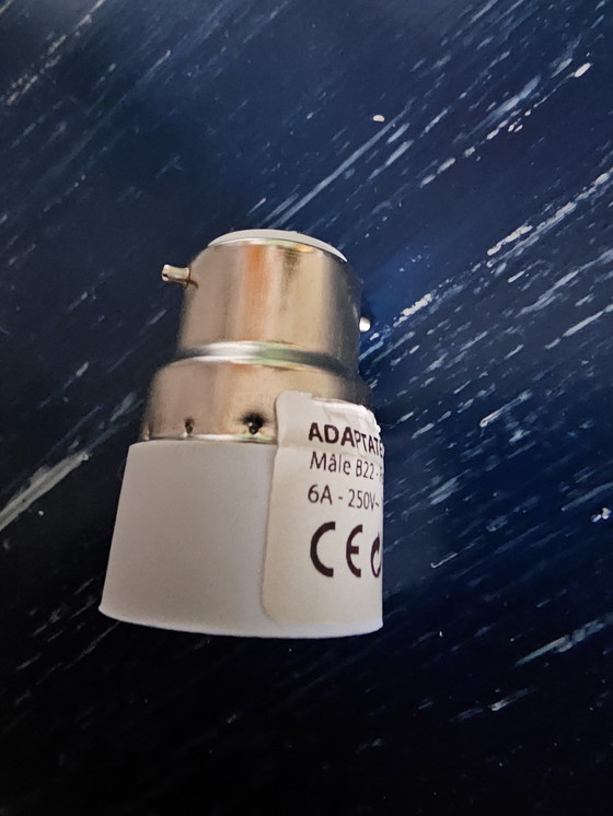 Image 1 of 2 Art Deco Alblast table lamps with brass