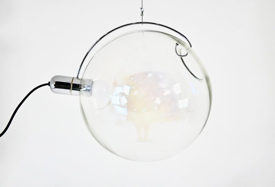 Image 1 of Hanglamp "Sona" van Carlo Nason voor Lumenform, 1970S