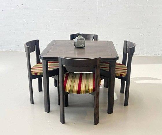 Image 1 of Ensemble composé d'une table et de 4 chaises de Girsberger, années 1973