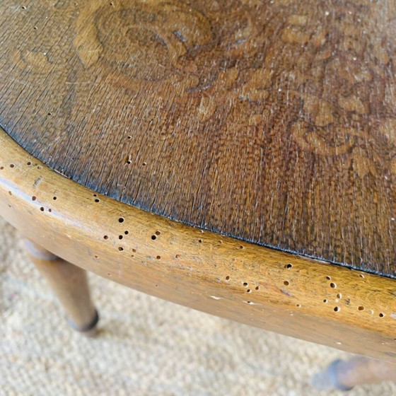 Image 1 of Pair of 2 chairs with relief pattern