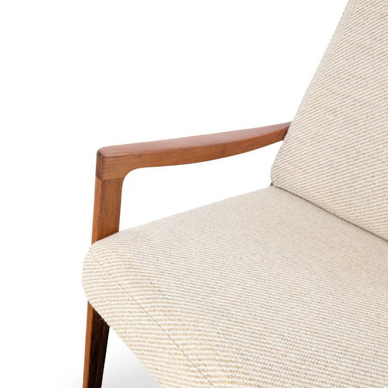 Set di 3 Poltrone Ole Wanscher Senator Highback Poul Jeppesen Ottomano – Legno (photo 8 of 14)