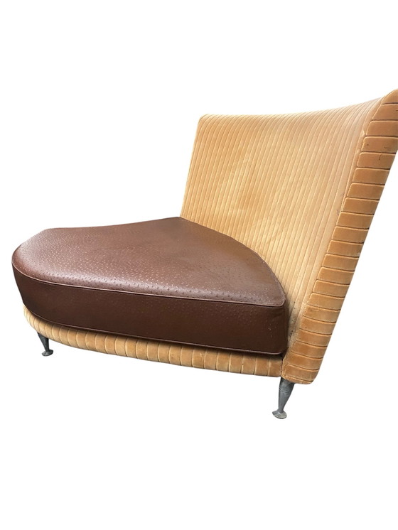 Image 1 of Moroso sofa with wooden table