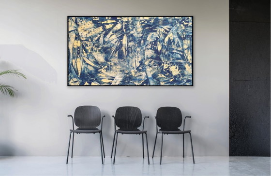 Jürgen Angeler - Blue Golden Jungle – Paintings & Drawings, Canvas (photo 16 of 22)