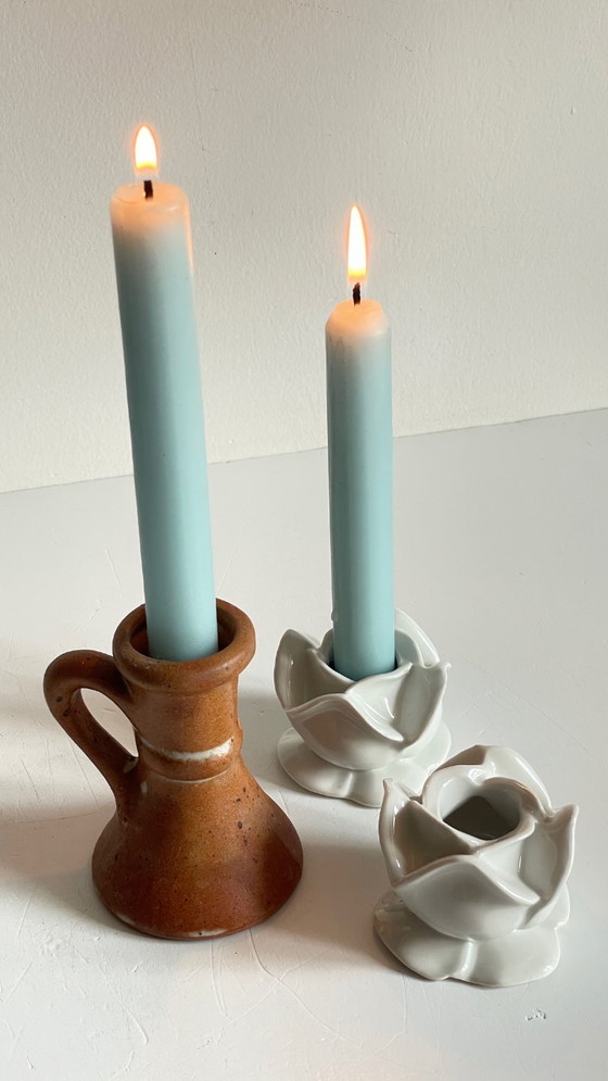 Portacandele Vintage in Porcellana e Gres – Ceramic (photo 19 of 27)