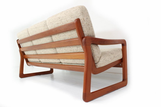 Image 1 of Canapé et 2 fauteuils Holstebro, design danois du milieu du siècle, comme neufs, en teck massif, laine vierge de qualité supérie