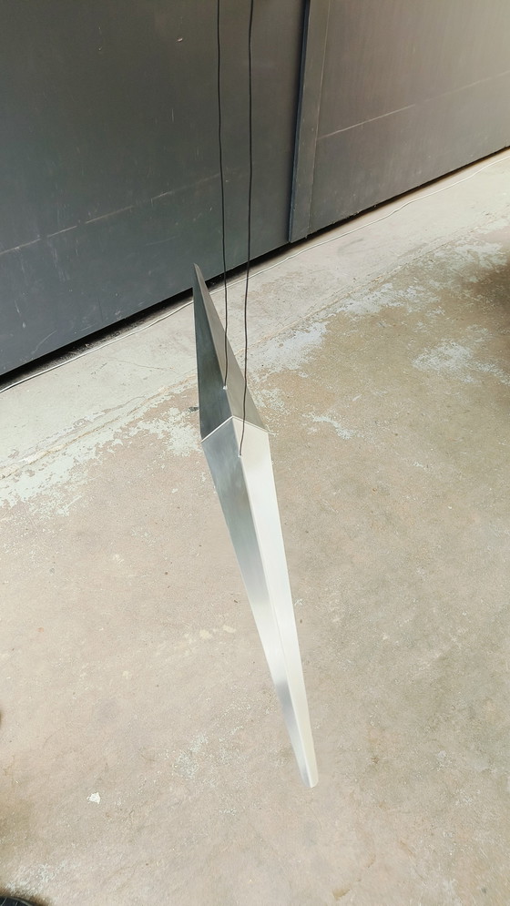 Image 1 of Lampada a sospensione minimalista spaziale anni &#39;80 Hala Halogen Design