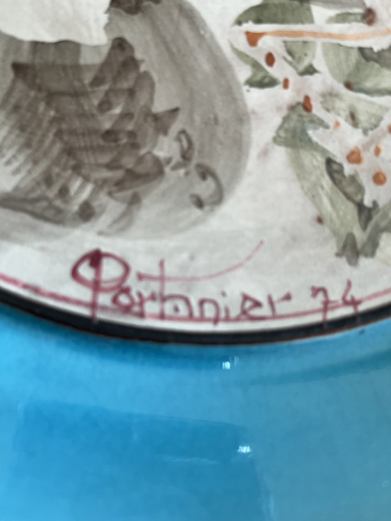 Portanier Piatto in ceramica – Gilbert Portanier, Decorazioni murali (photo 5 of 5)