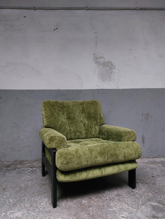 Image 1 of 2 X Mid-Century Green Relax Chairs