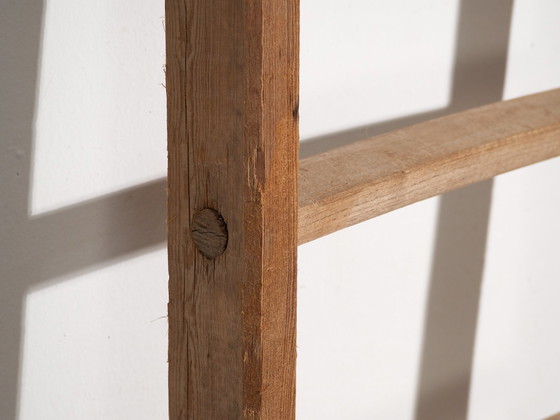 Escalera antigua de madera de pino, Europa Central, circa 1920, Objetos decorativos, Rustic (foto 7 de 7)
