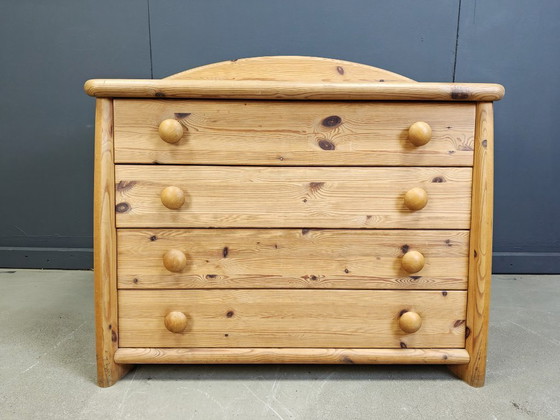 Image 1 of Cómoda escandinava de madera de pino, años 80