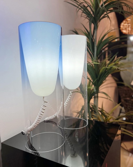 Image 1 of Blue standing table lamp Toobe by Kartell