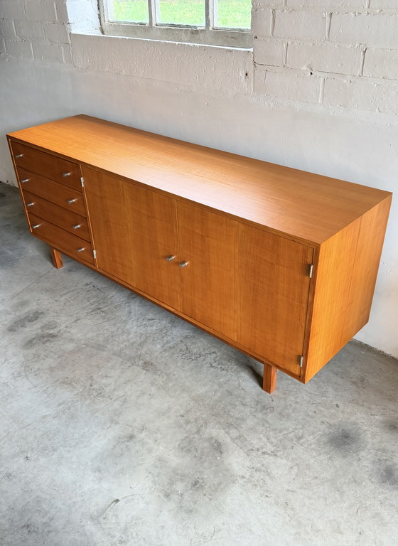 Modernist Oak Sideboard, Vanda, Belgium, 70s – Wood (photo 6 of 6)