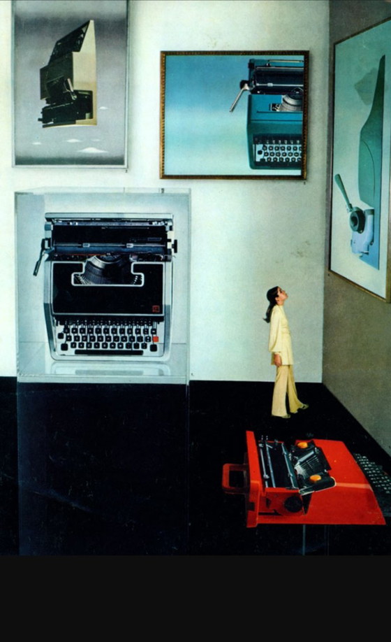 Macchina da Scrivere Lettera DL di E. Sottsass Olivetti 1965 Coppola Il Padrino – Scrivanie, Metal, Plastic (photo 4 of 19)