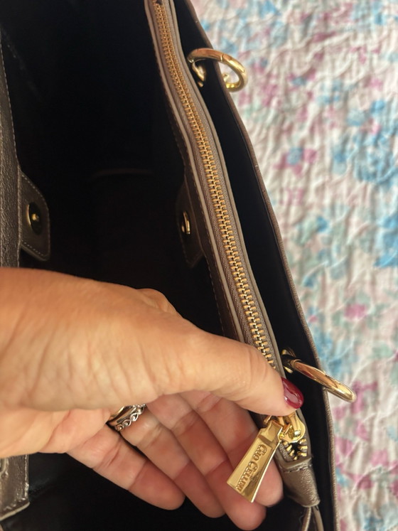 Borsa Shopping Gio Cellini Milano - Color Bronzo, Borse tote, Metallo, Skai, Marrone (foto 9 di 15)