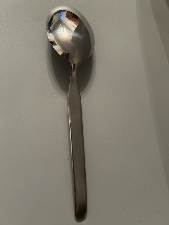 Image 1 of Stainless steel cutlery set with beautiful print