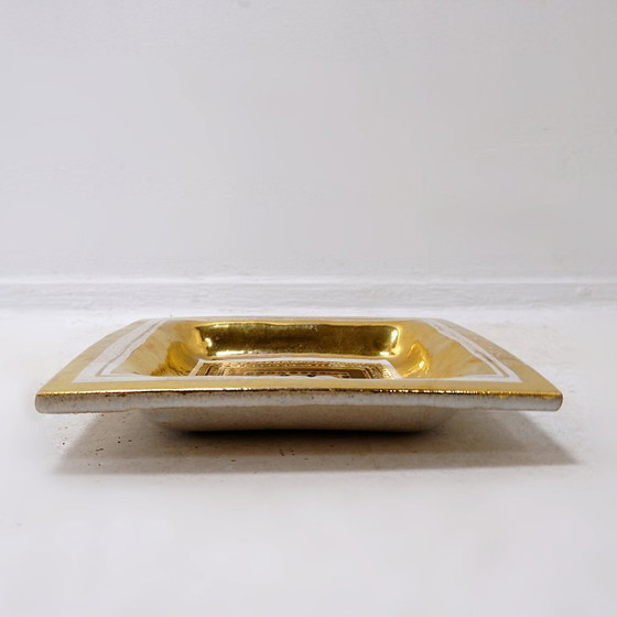 Image 1 of Vassoio portaoggetti in ceramica vintage Georges Pelletier o piatto decorativo da parete - 1970