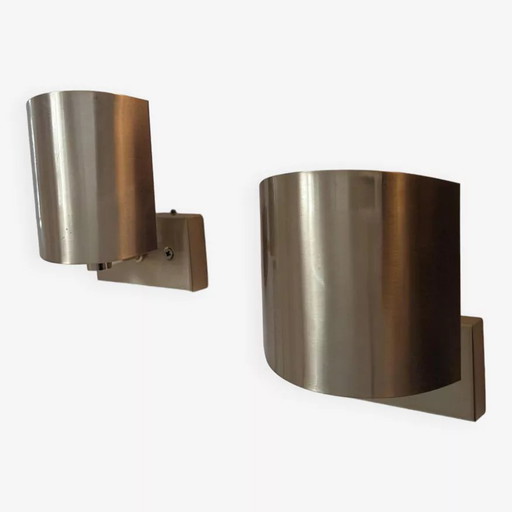 2 lámparas de pared vintage ajustables