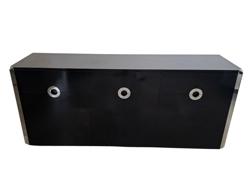 Iconica Credenza 3 Ante "Alveo" di Willy Rizzo per Mario Sabot – Design Anni '70