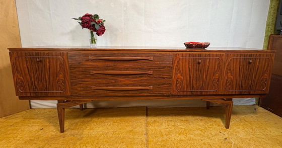 Image 1 of  Mid Century Retro Sideboard by Beautility Circa 1960  A striking mid century modern sideboard by Beautility, dating from the 19