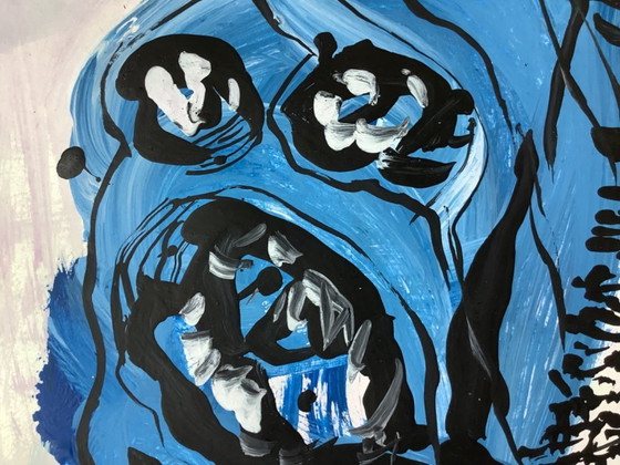 Image 1 of Olav Vorsel Original painting on paper.