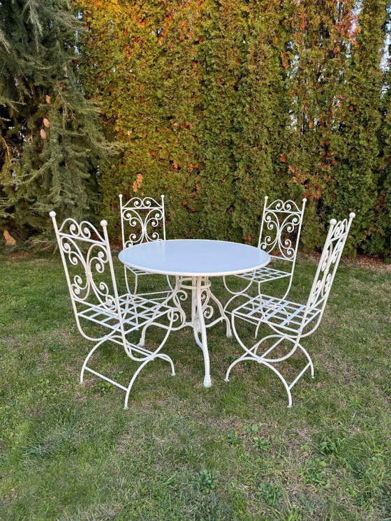 Image 1 of Chanel Dining Set - 4 Chairs & 1 Table
