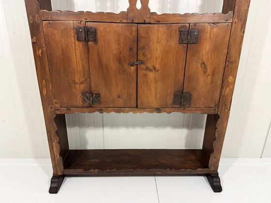 Armadi a muro rustici antichi del 1900, Legno, Marrone (foto 15 di 26)