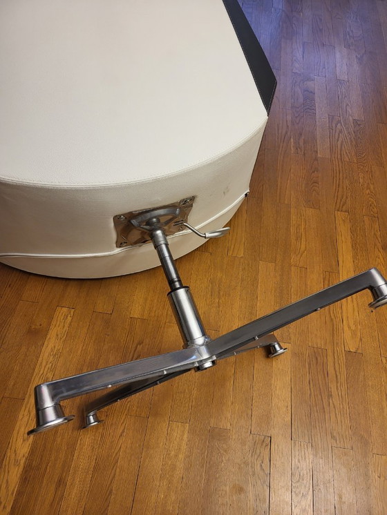 Image 1 of Kastel Kayak fauteuil in wit leer, Italië