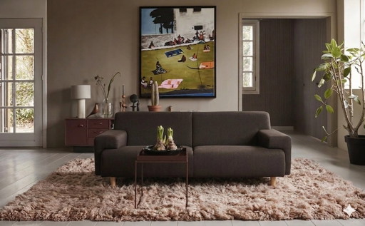 Cloak Sand | Canapé 2,5 places | Marron rénové