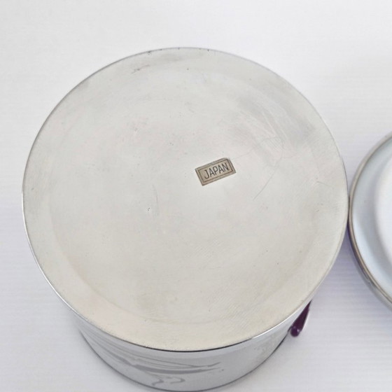 Image 1 of Vintage Peter Max Groovy Psychedelic Pop Ice Bucket uit de jaren 70