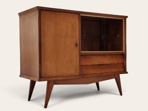 Mid Century vitrinekastje