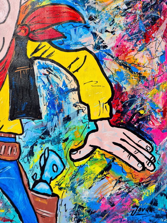 Lucky Luke vs Color Storm – Paintings & Drawings, Canvas (photo 7 of 16)