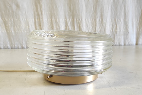 Image 1 of Bauhaus Style Glass Ceiling or Wall Light - Mid-20th Century