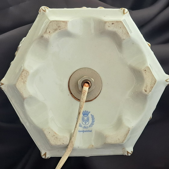 Image 1 of Exclusive Porcelain Table Lamp by Royal KPM Bavaria, Handpainted, approx. 49 cm High