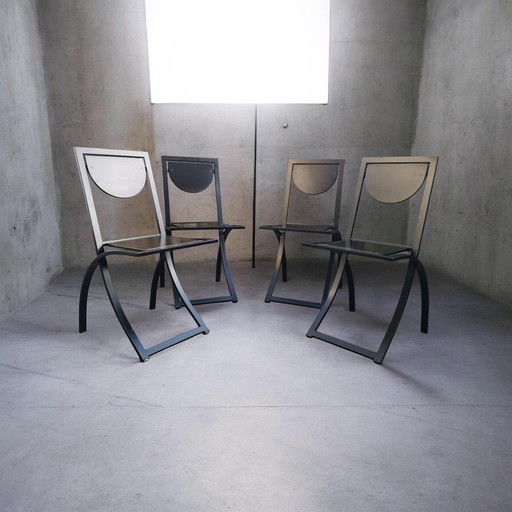 Chaises design KFF Sinus – lot de 4 – classiques vintage des années 80