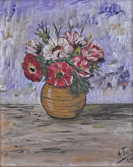 Vintage schilderij "Klein boeket"