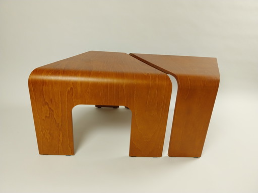 Ekornes Stressless Plywood Coffee Table, 1975