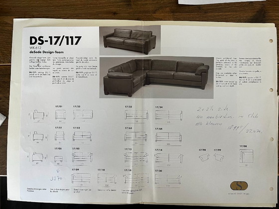 Image 1 of Canapés design De Sede DS-17