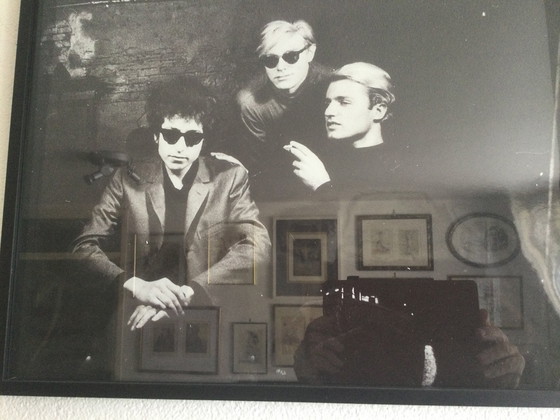 Image 1 of Nat Finkelstein photo Warhol, Dylan