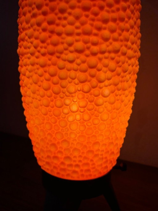 Rara lampada a treppiede retrò americana vintage degli anni '50/'60