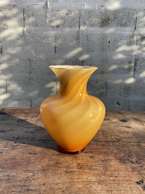 Murano Swirl Vase 1970