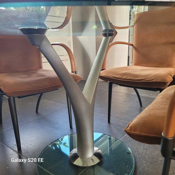 Image 1 of Rolf Benz dining table with 4 chairs