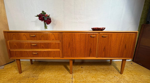 Mid-Century Retro Vintage Teak Sideboard by Turnidge of London 1960 Rare Model • Scandinavian Design Influence • Exceptional Te