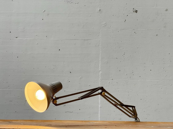Image 1 of Vintage Ledu klemlamp in grijs, Zweden, jaren 70.