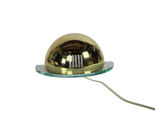 Vrieland design - Holland - wall light - globe - wall lamp - gold - brass - 70's
