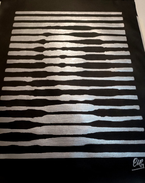 Image 1 of Walter Geraci - Gioconda Stripes (Silver)